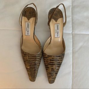 Jimmy Choo 2in Sling Backs - 40/9.5